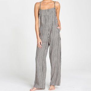 Billabong Striped Overalls